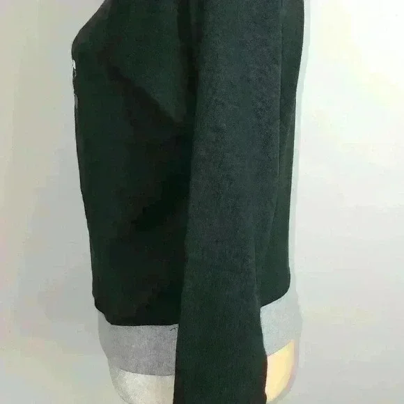 Peanuts Black Sweater Charlie Friends Sz M - Picture 2 of 8